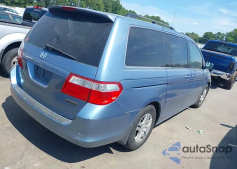 2006 Honda Odyssey Ex из США, поврежденный, VIN 5FNRL38456B011724